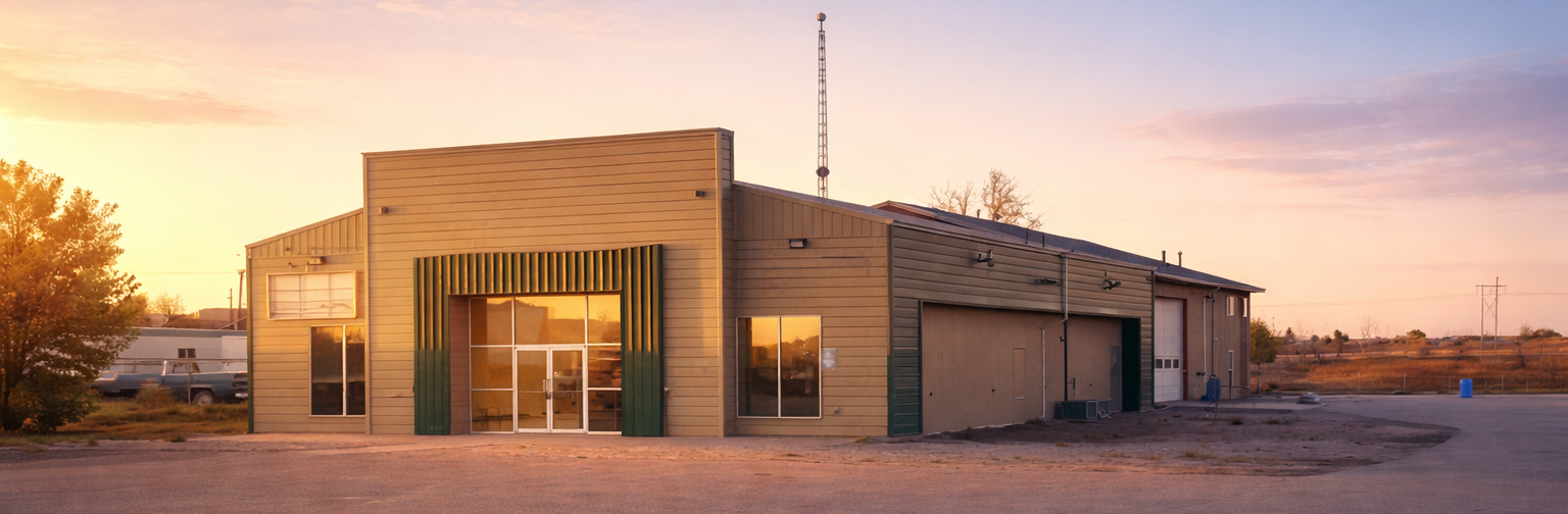 Alternate exterior view of the centre